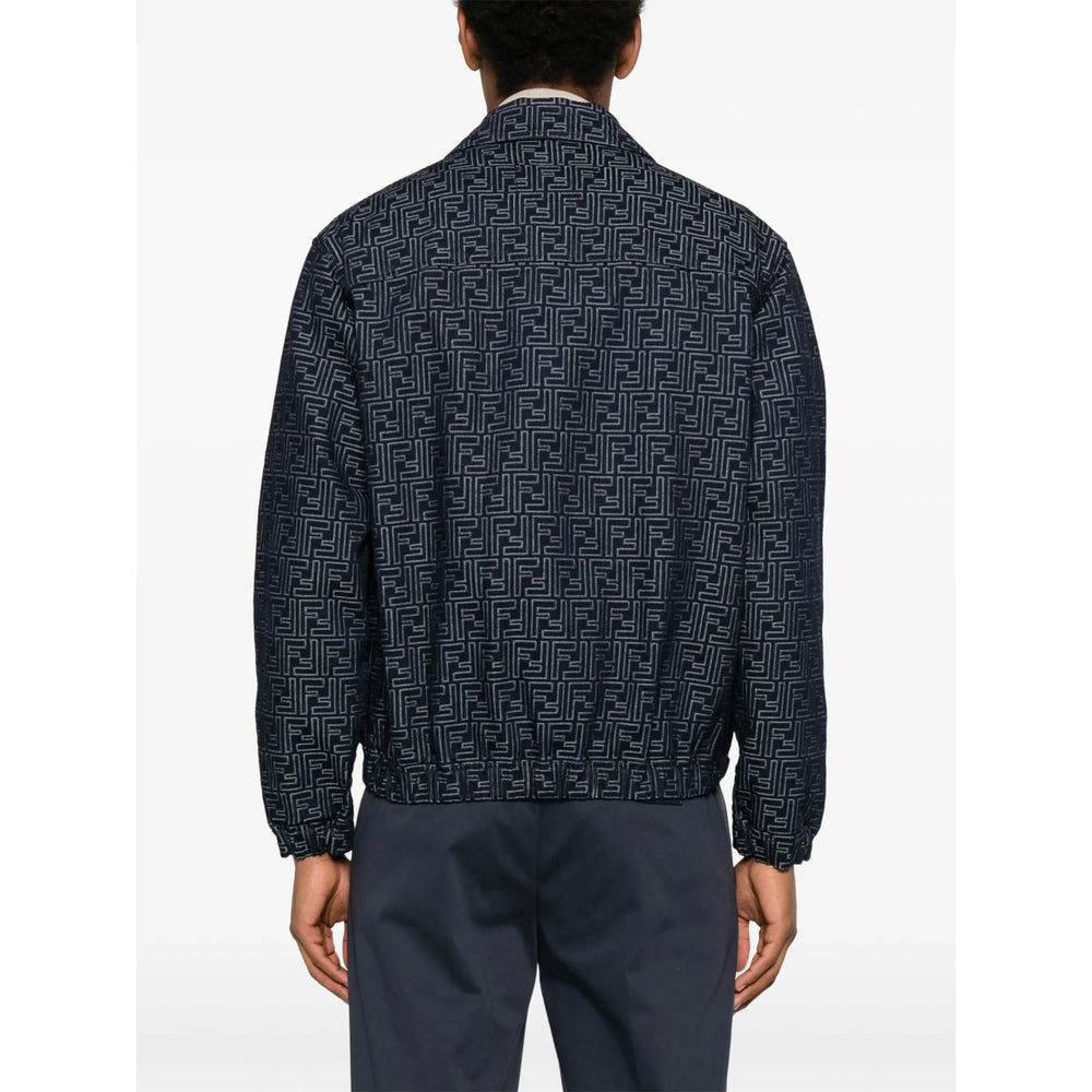 Fendi Blue Jackets - Bomber Jackets Men