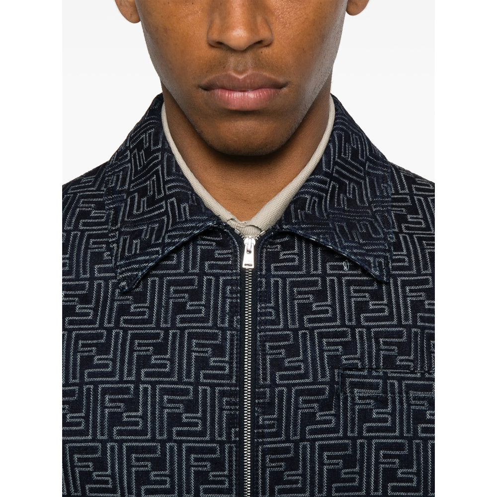 Fendi Blue Jackets - Bomber Jackets Men