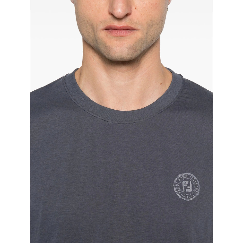 Fendi Blue T-Shirts & Vests - T-Shirts Men