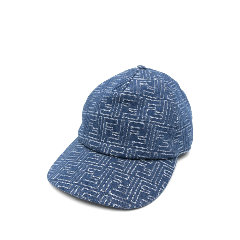 Fendi Blue Hats Men