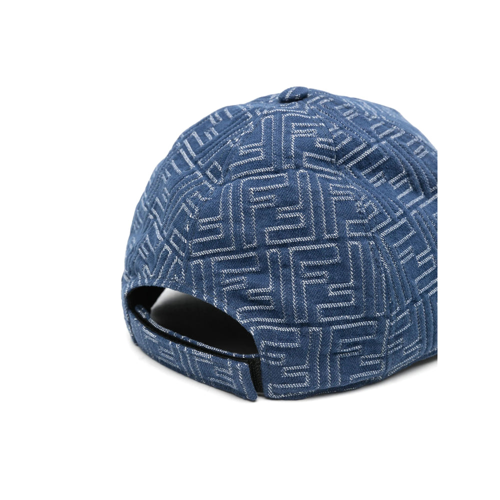 Fendi Blue Hats Men