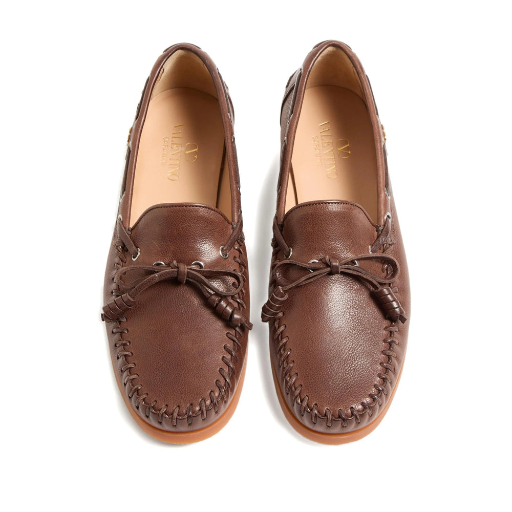 Valentino Garavani Brown Loafers Men