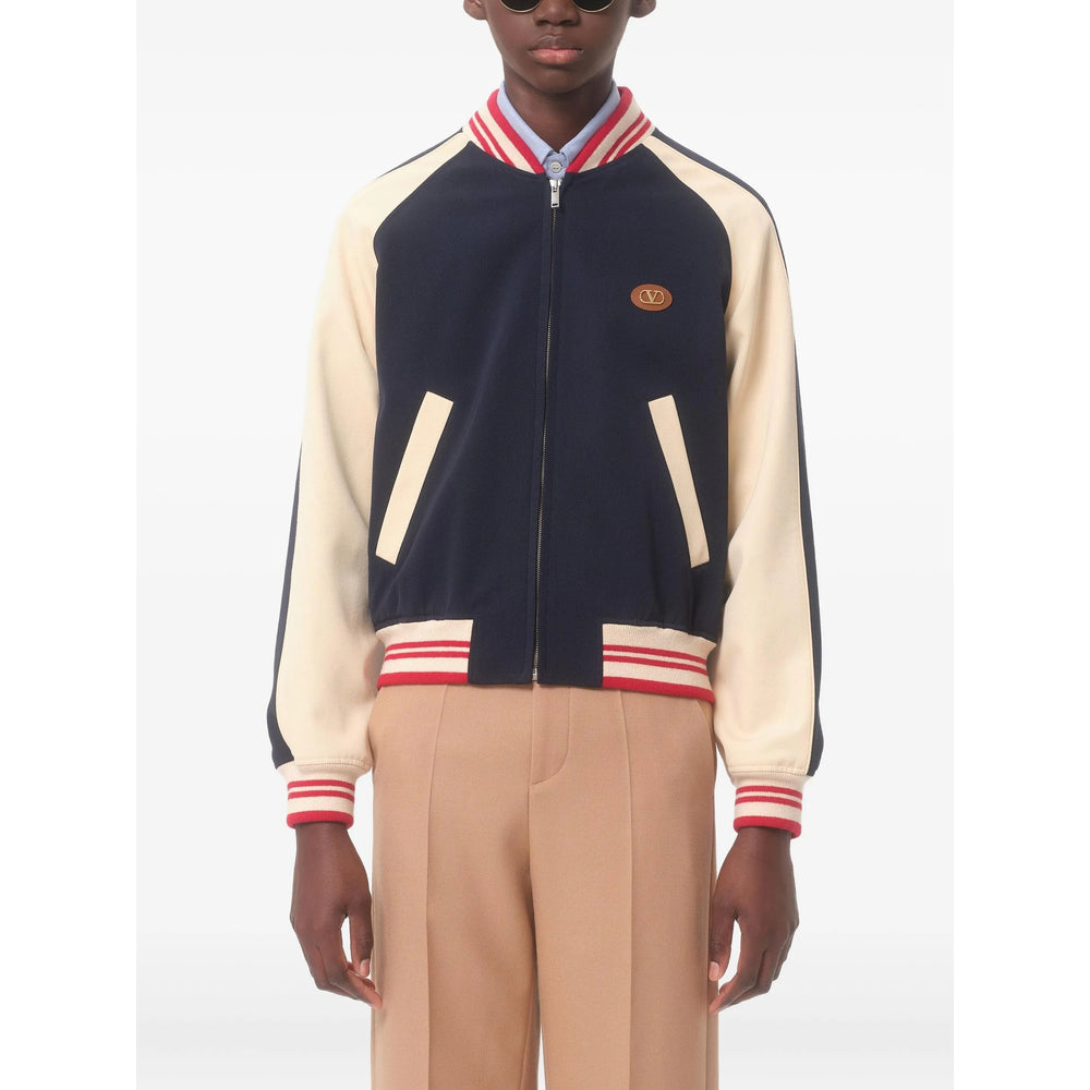 Valentino Blue Jackets - Bomber Jackets Men