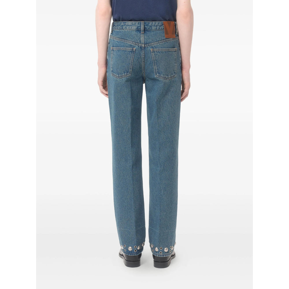 Valentino Blue Denim - Regular & Straight-Leg Jeans Men