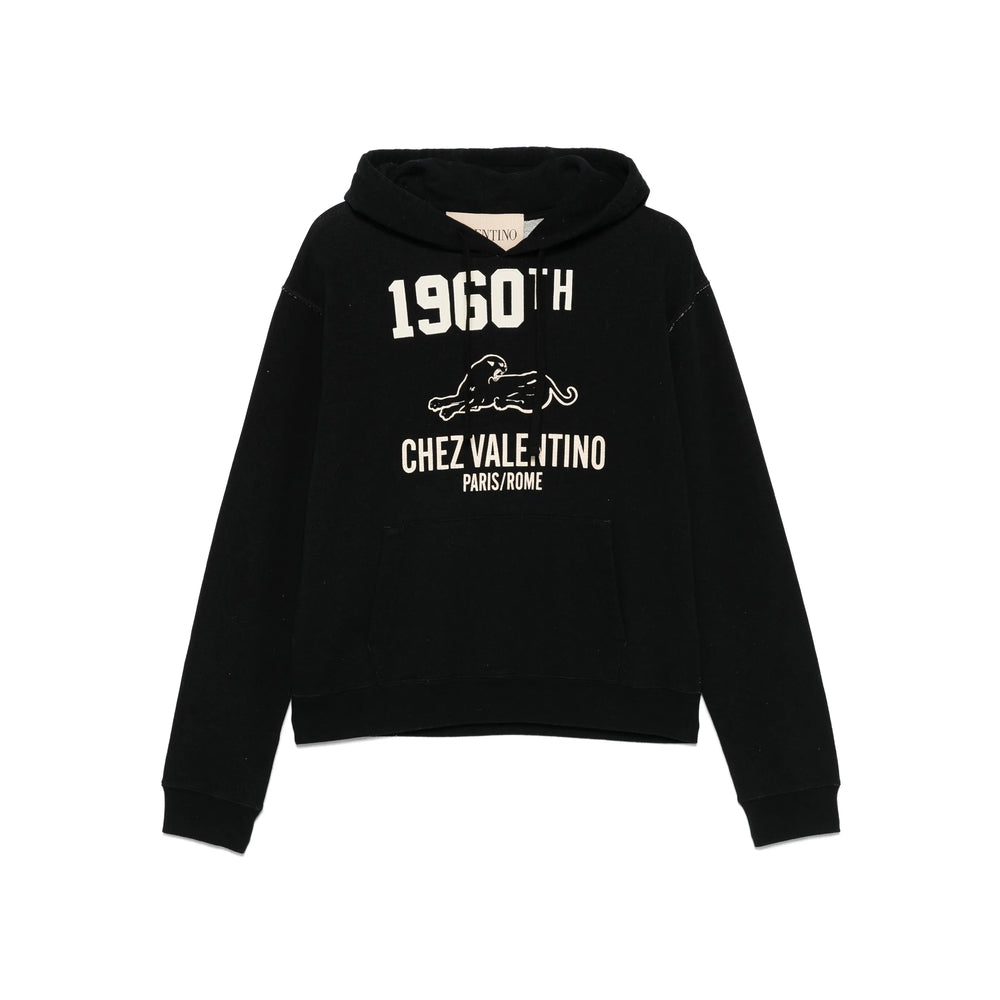 Valentino Black Sweaters & Knitwear - Hoodies Men