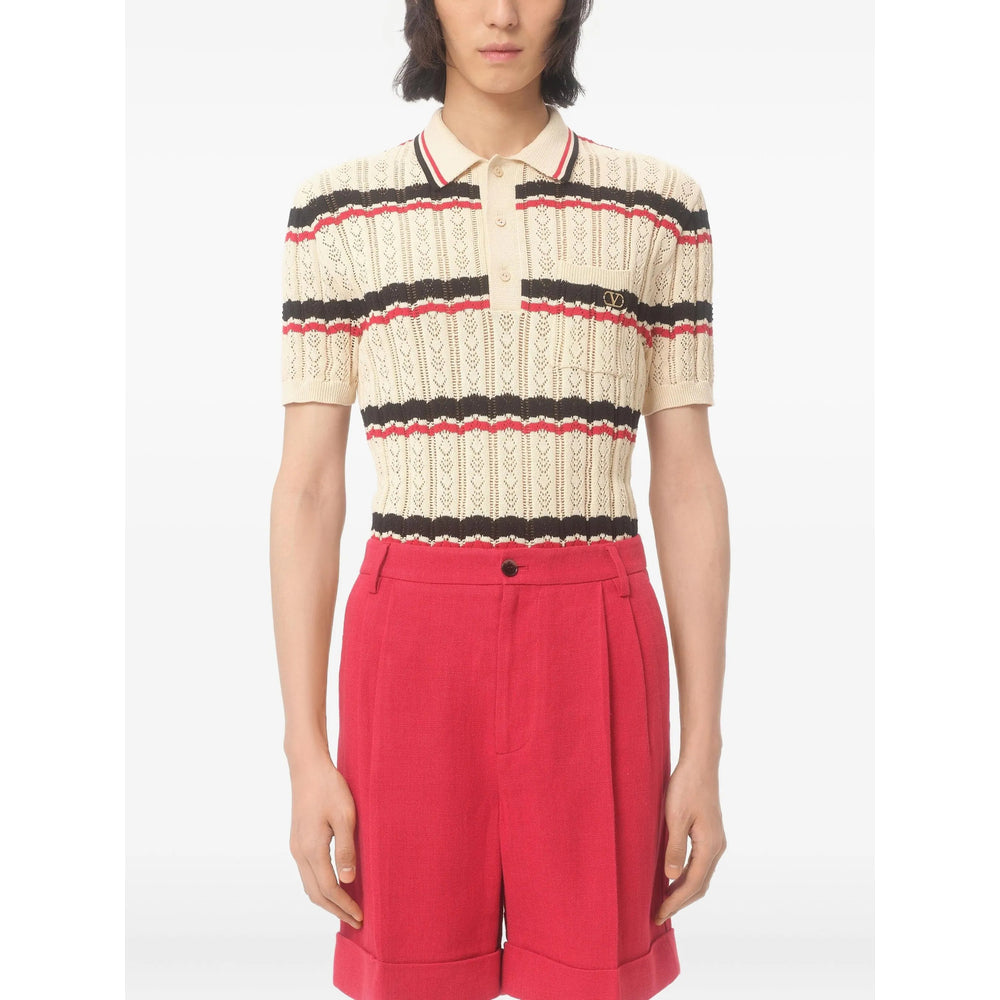 Valentino Neutrals Polo Shirts Men