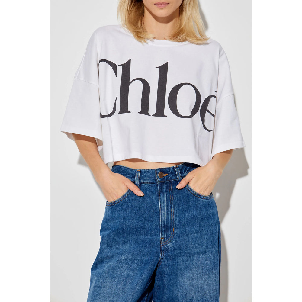 Chloé White Tops - T-Shirts & Jerseys Women