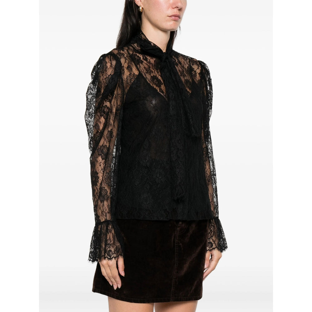 Chloé Black Tops - Blouses Women