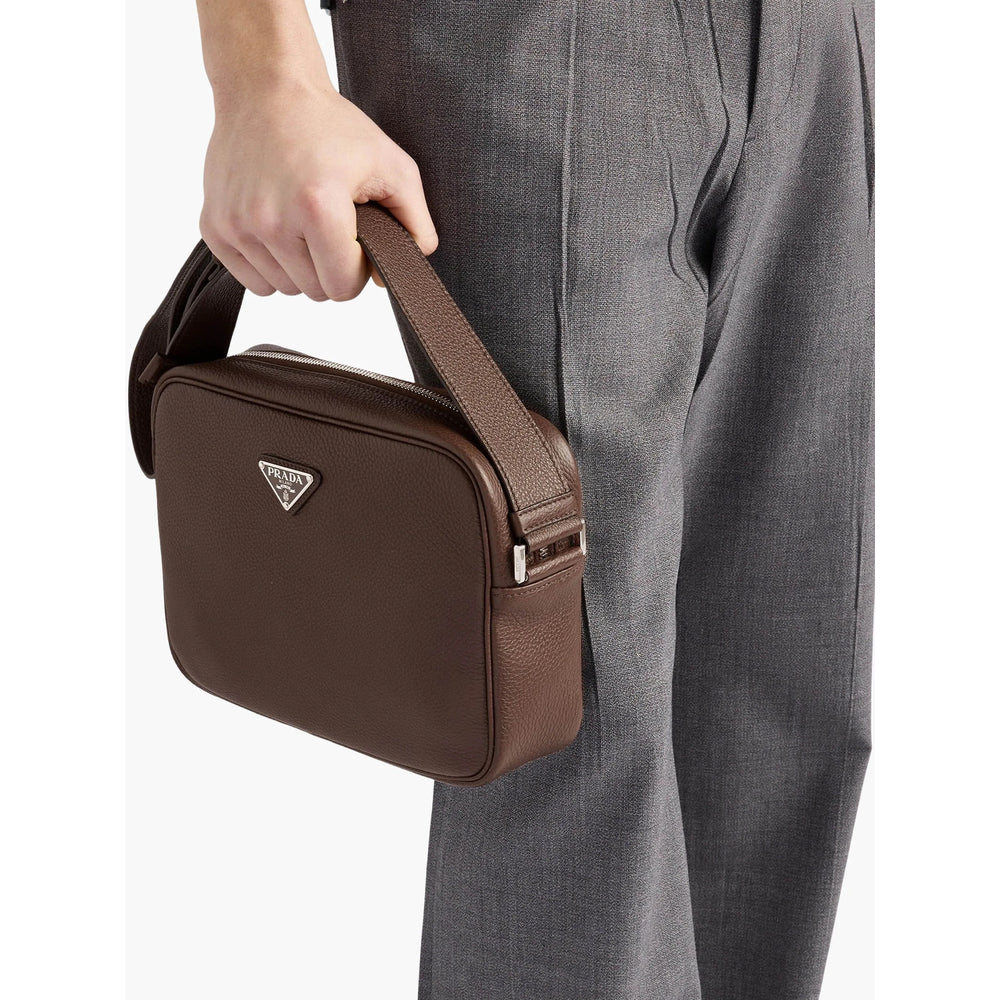 Prada Brown Shoulder Bags Men