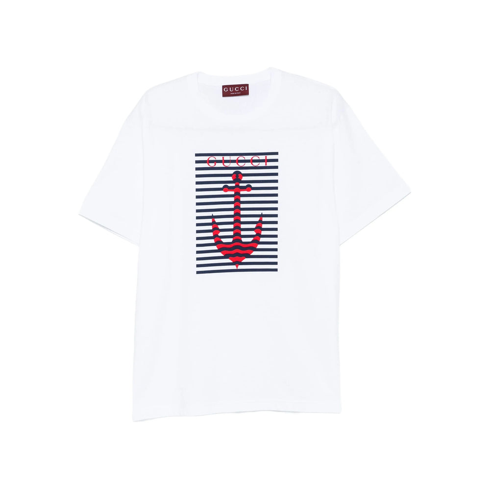 Gucci White T-Shirts & Vests - T-Shirts Men