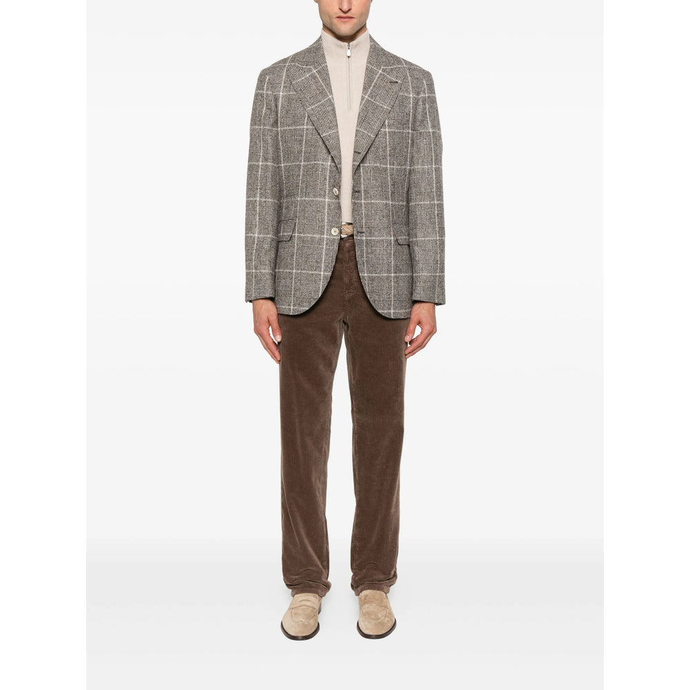 Brunello Cucinelli Brown Trousers - Regular & Straight-Leg Trousers Men