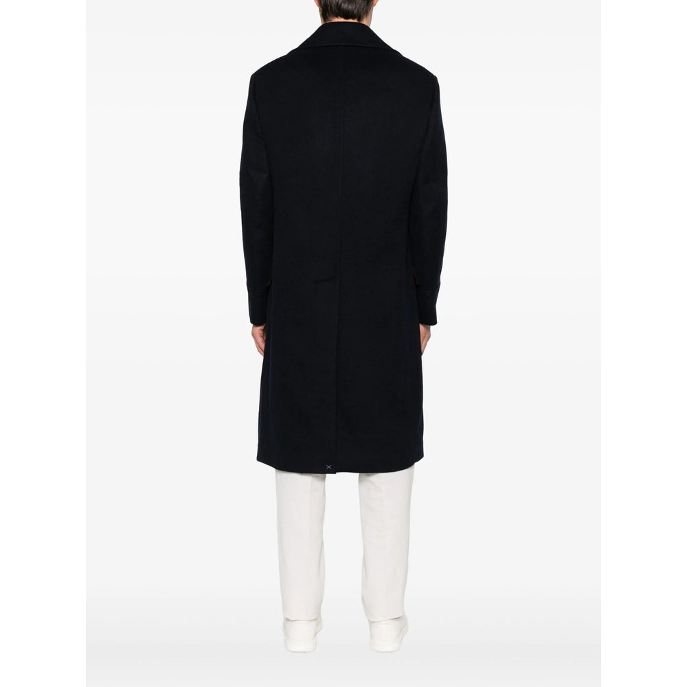 Brunello Cucinelli Blue Coats - Double Breasted Coats Men