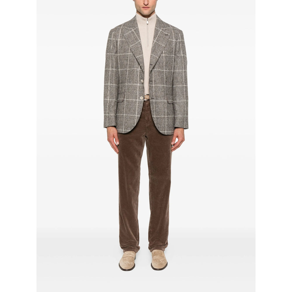 Brunello Cucinelli Brown Jackets - Blazers Men
