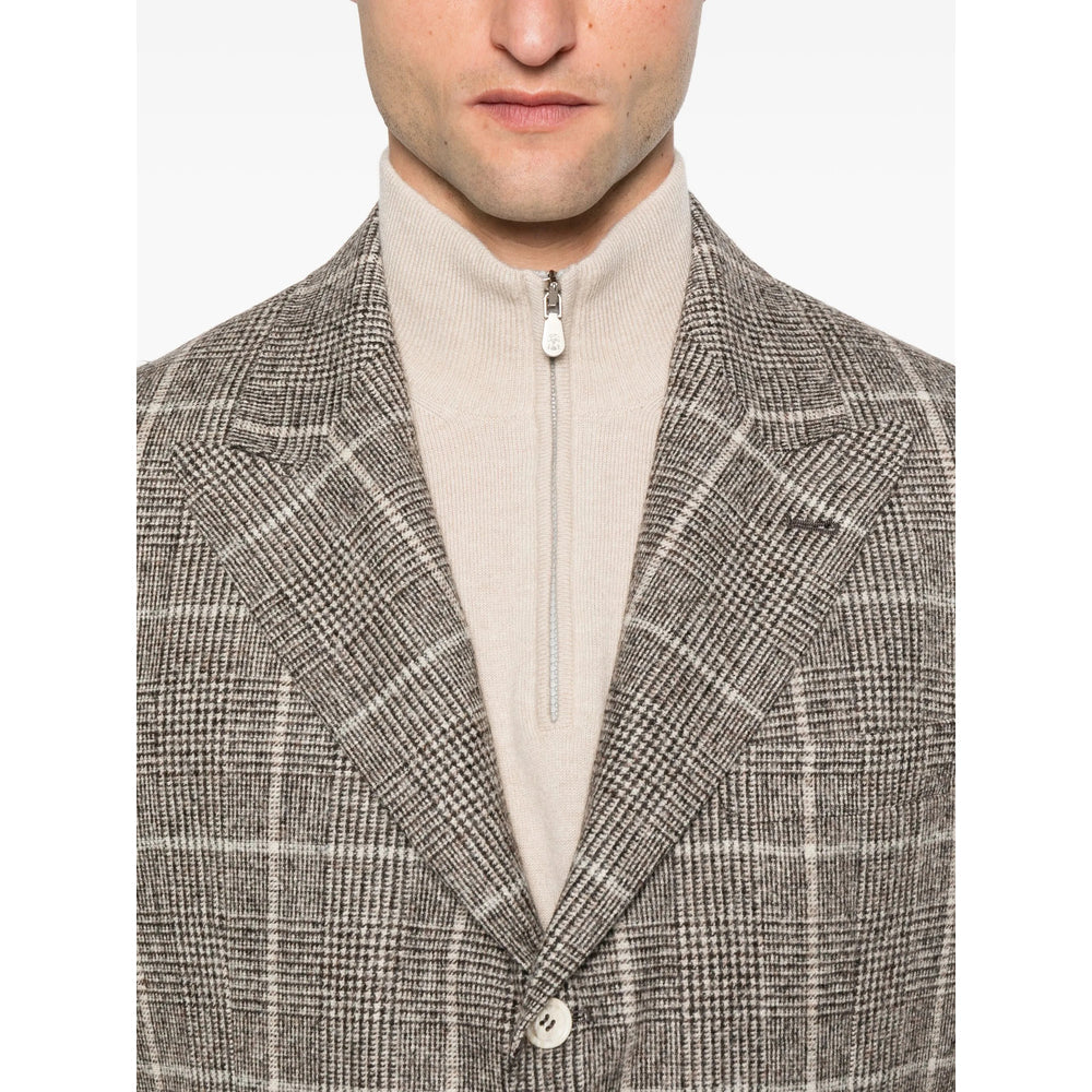 Brunello Cucinelli Brown Jackets - Blazers Men