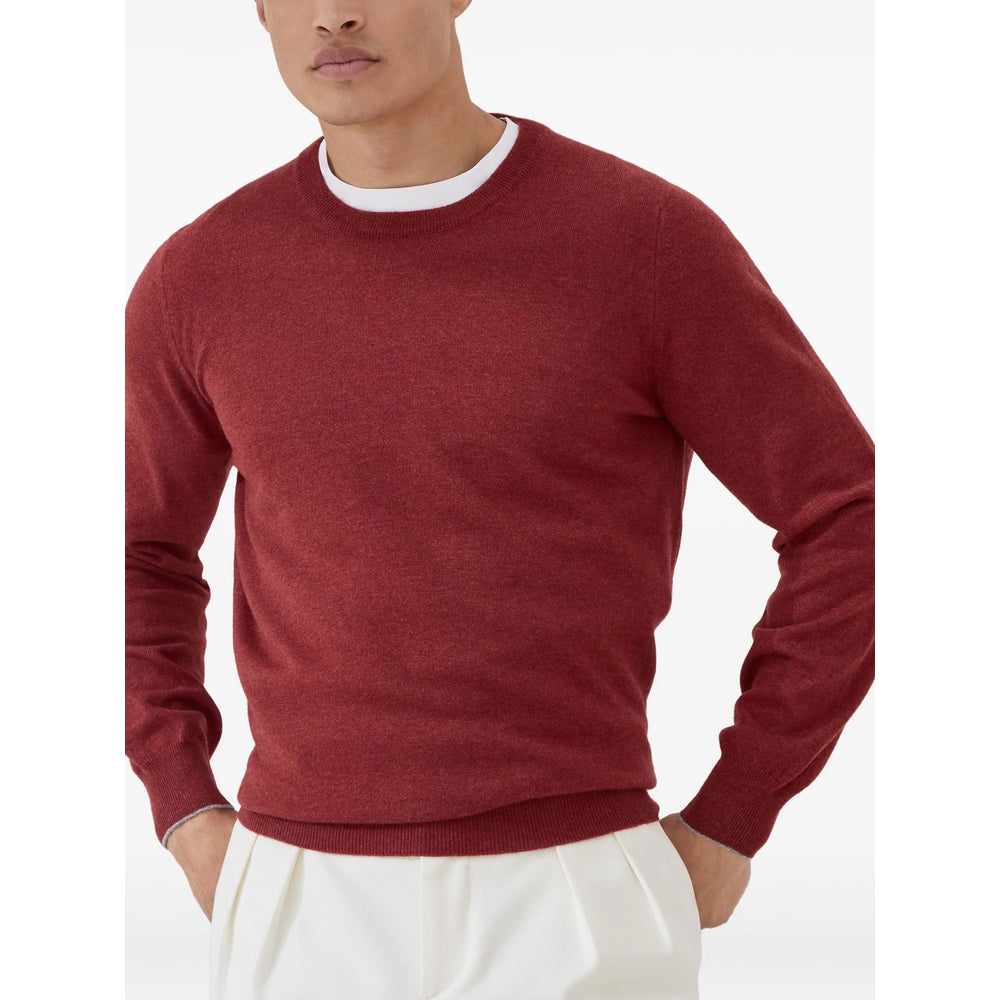 Brunello Cucinelli Red Sweaters & Knitwear - Jumpers Men