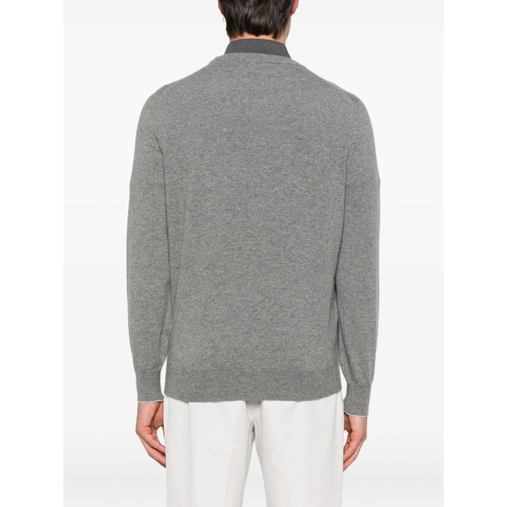 Brunello Cucinelli Grey Sweaters & Knitwear - Jumpers Men