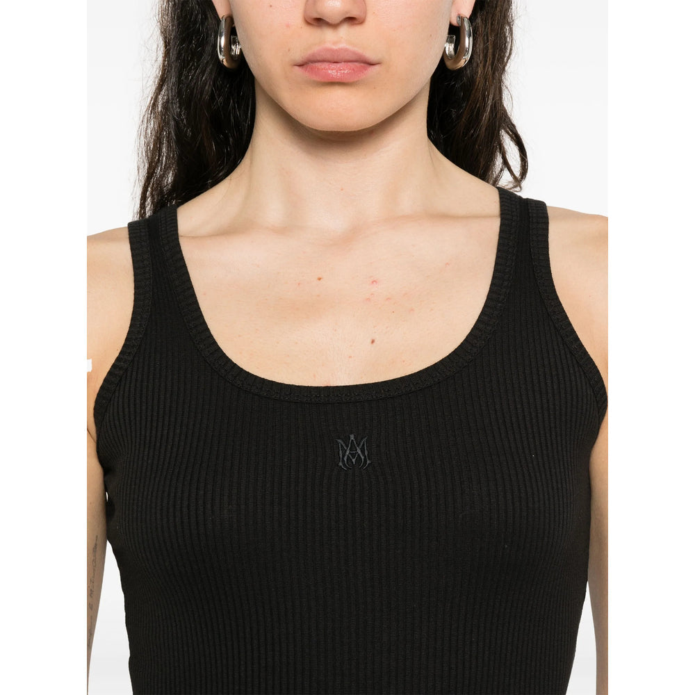 Amiri Black Tops - Vests & Tank Tops Women