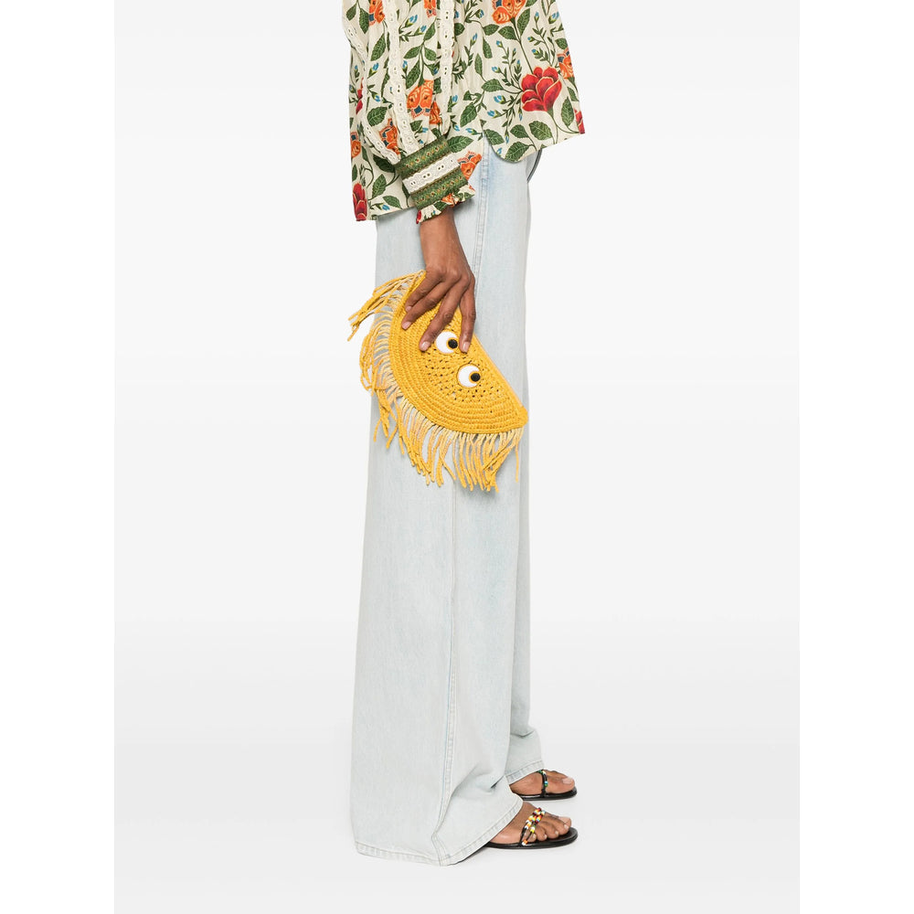 Anya Hindmarch Yellow Clutch Bags Women