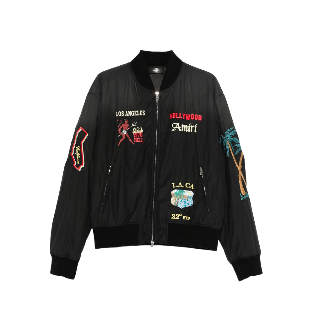 Amiri Black Jackets - Bomber Jackets Men