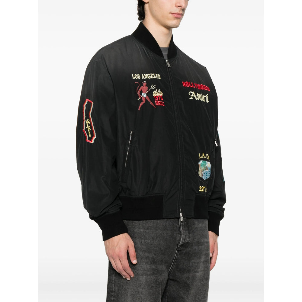 Amiri Black Jackets - Bomber Jackets Men
