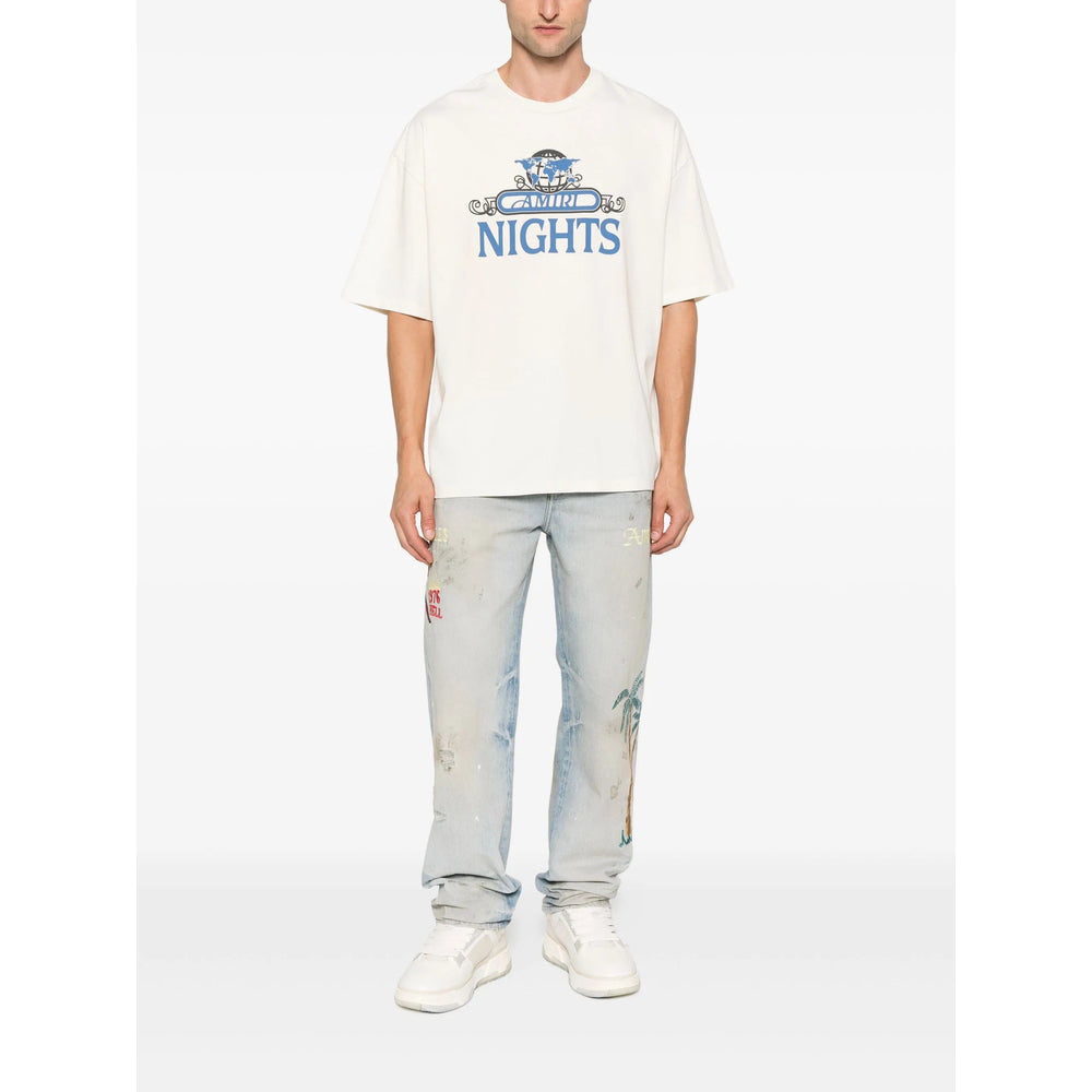 Amiri Neutrals T-Shirts & Vests - T-Shirts Men
