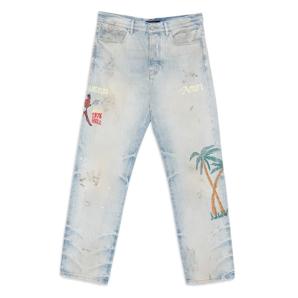 Amiri Blue Denim - Regular & Straight-Leg Jeans Men