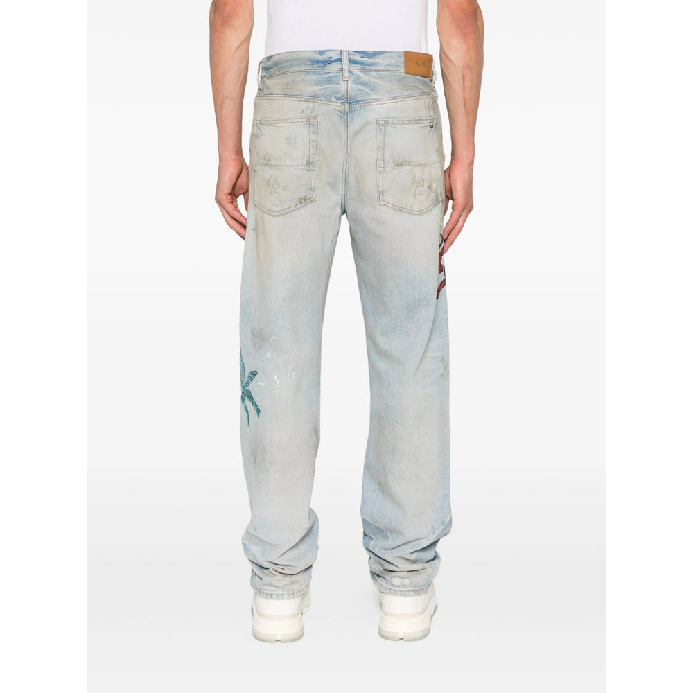 Amiri Blue Denim - Regular & Straight-Leg Jeans Men
