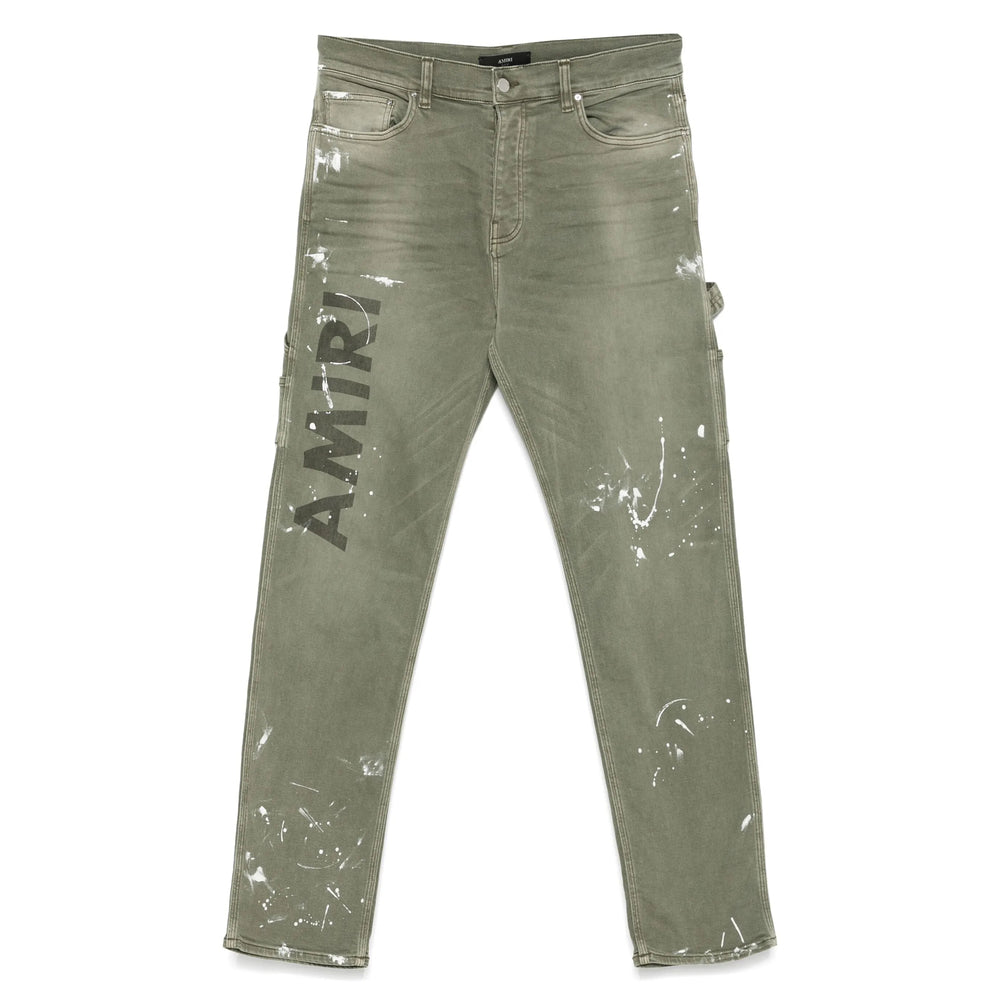 Amiri Green Denim - Regular & Straight-Leg Jeans Men