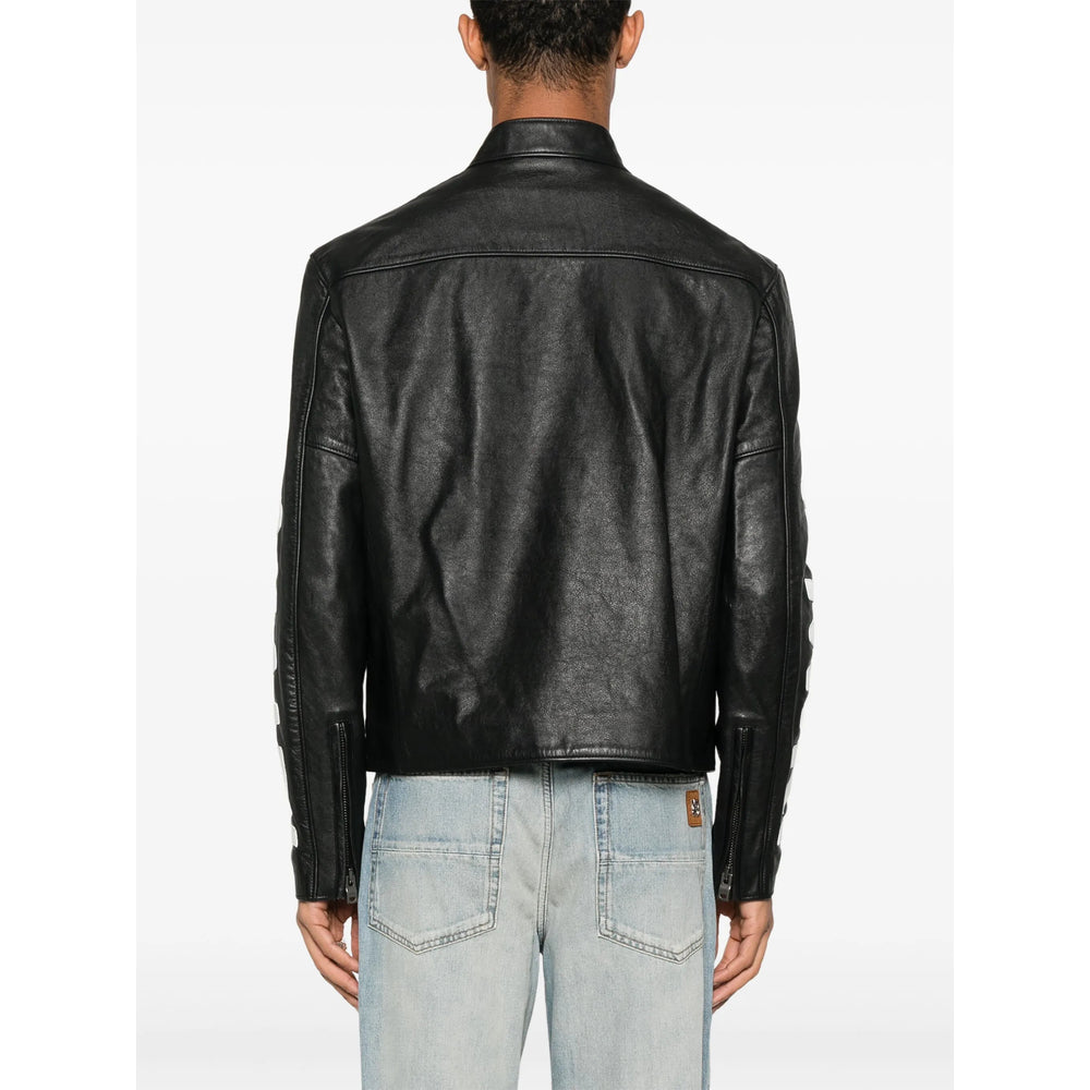 Amiri Black Jackets - Leather Jackets Men