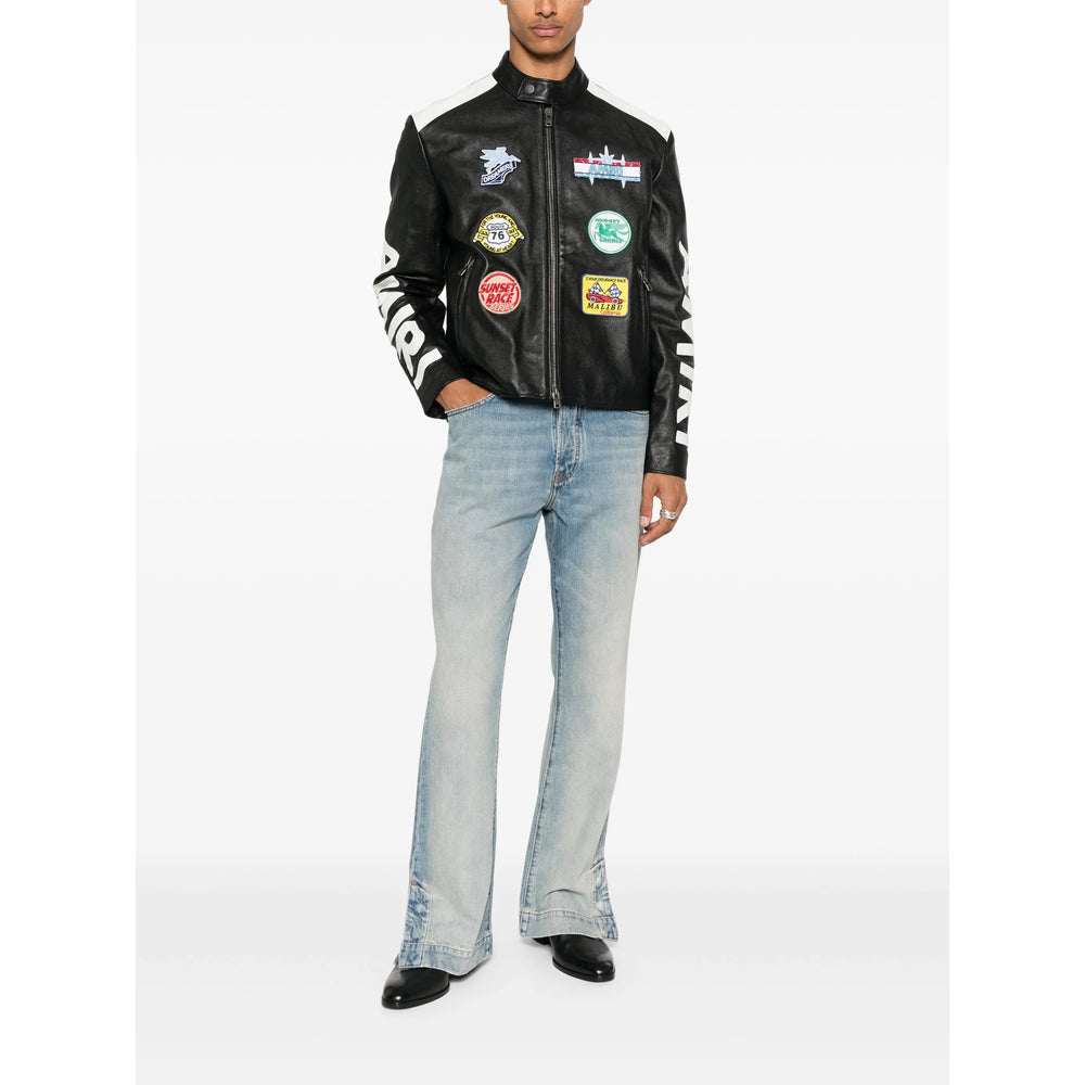 Amiri Black Jackets - Leather Jackets Men