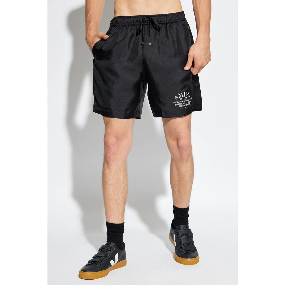 Amiri Black Shorts - Deck Shorts Men
