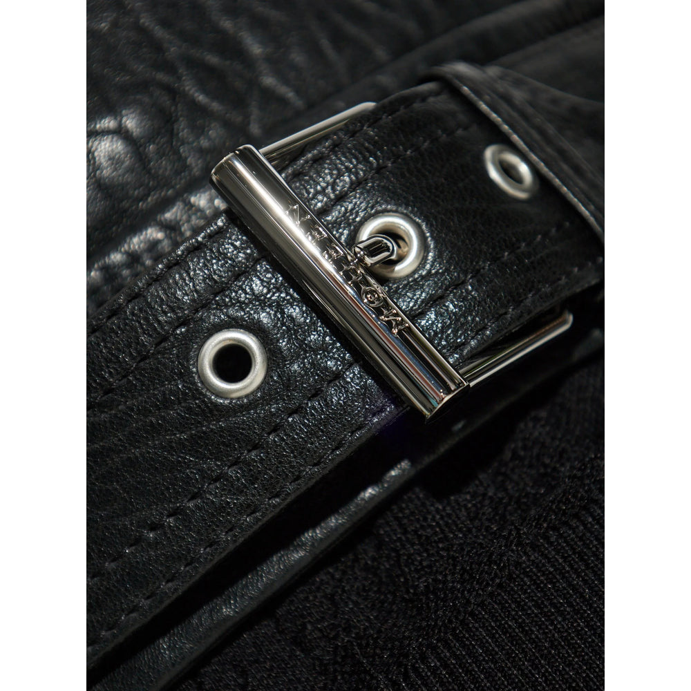 Alexander Mcqueen Black Jackets - Biker Jackets Men