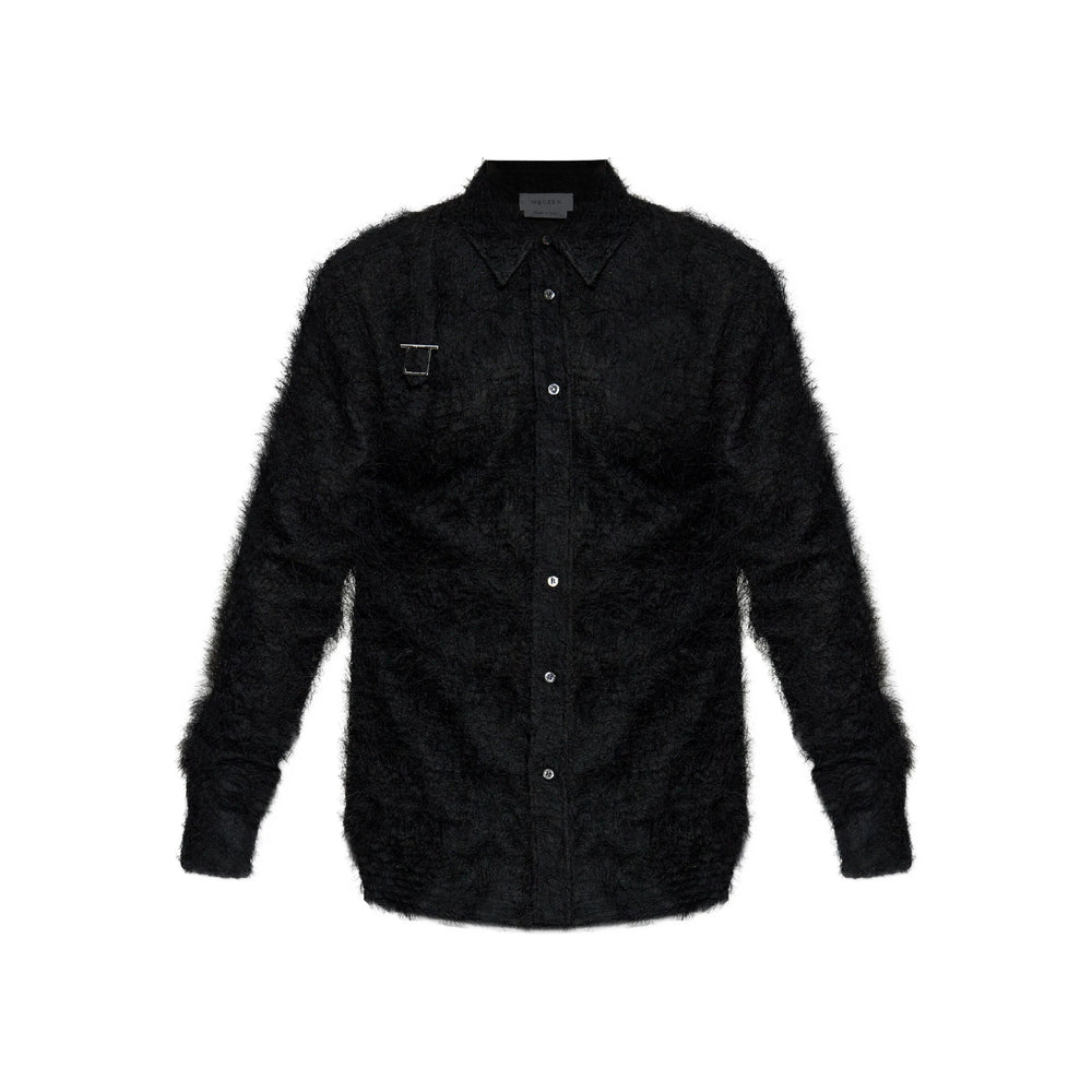 Alexander Mcqueen Black Shirts Men