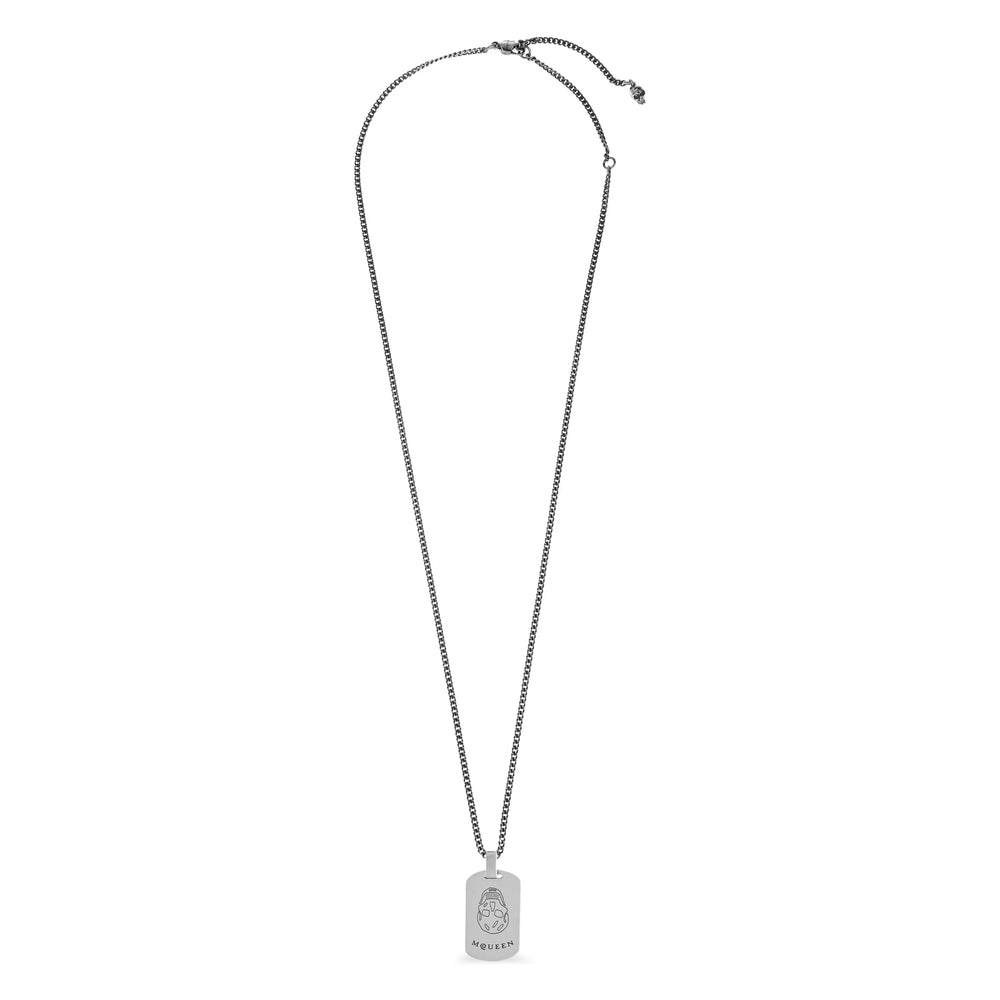 Alexander Mcqueen Silver Necklaces Men