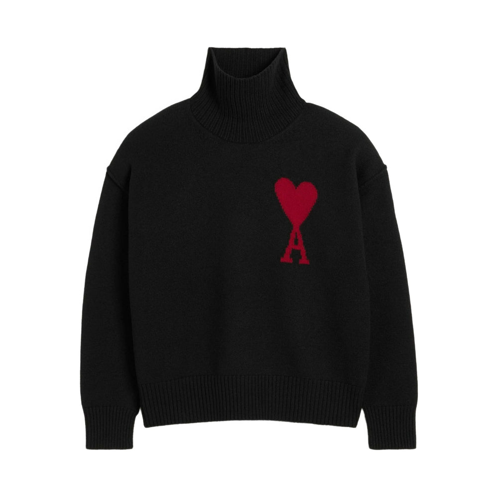 Ami Paris Black Sweaters & Knitwear - Jumpers Men