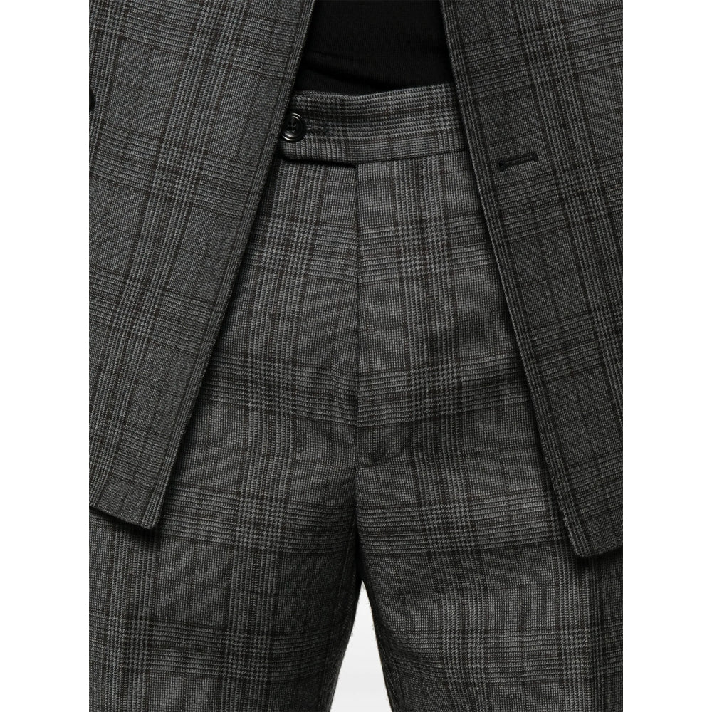 Tagliatore Grey Suits - Double  Breasted Suits Men