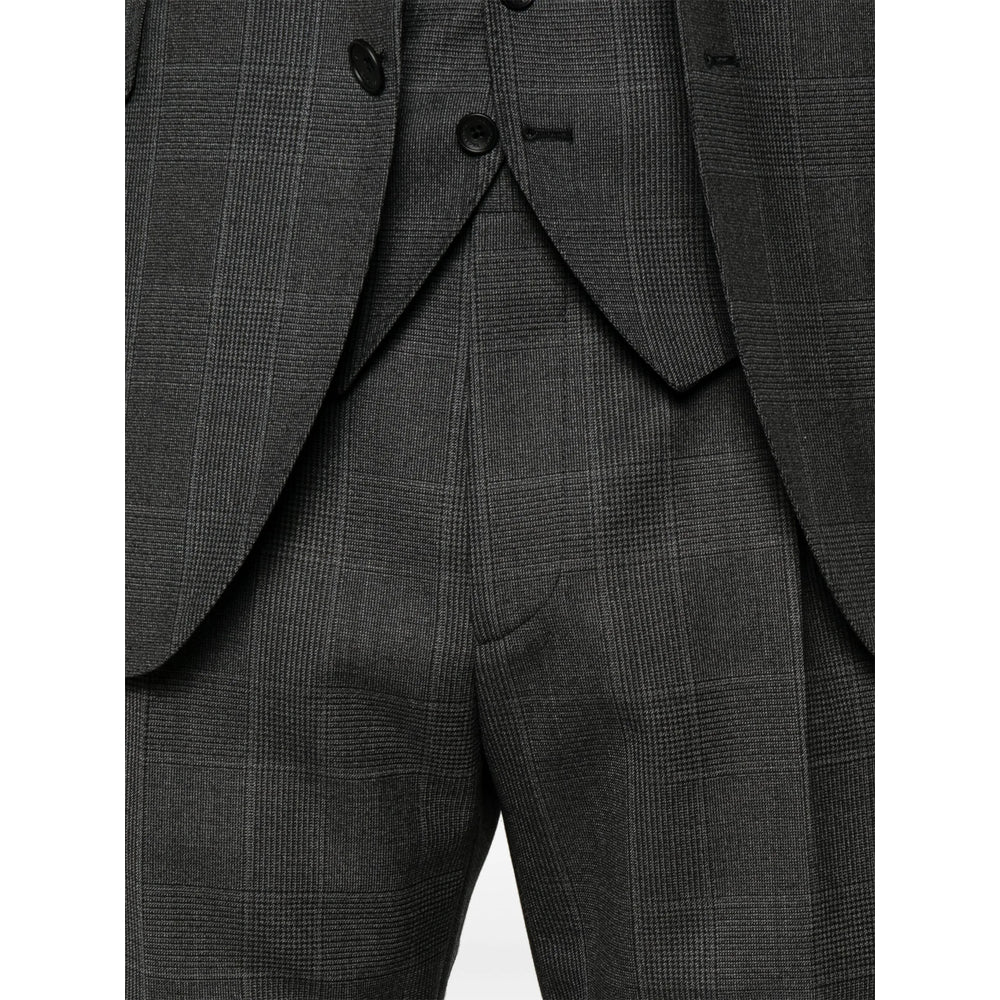 Tagliatore Grey Suits - Single Breasted Suits Men