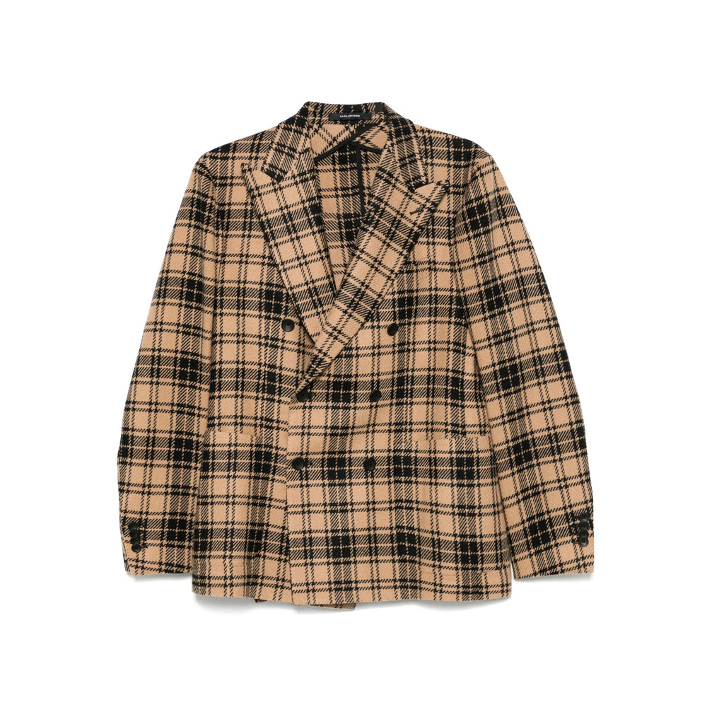 Tagliatore Brown Jackets - Blazers Men