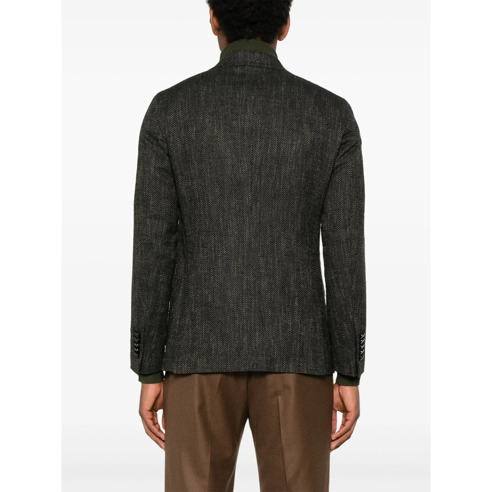 Tagliatore Green Jackets - Blazers Men