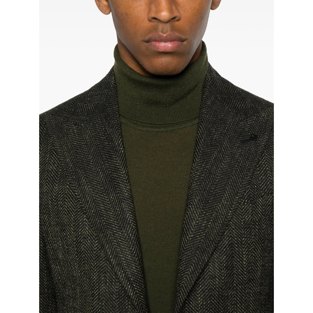 Tagliatore Green Jackets - Blazers Men