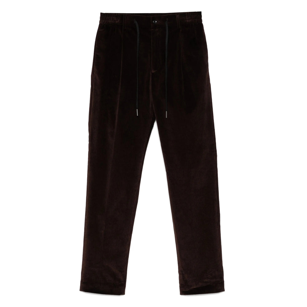 Tagliatore Brown Trousers - Tapered Trousers Men