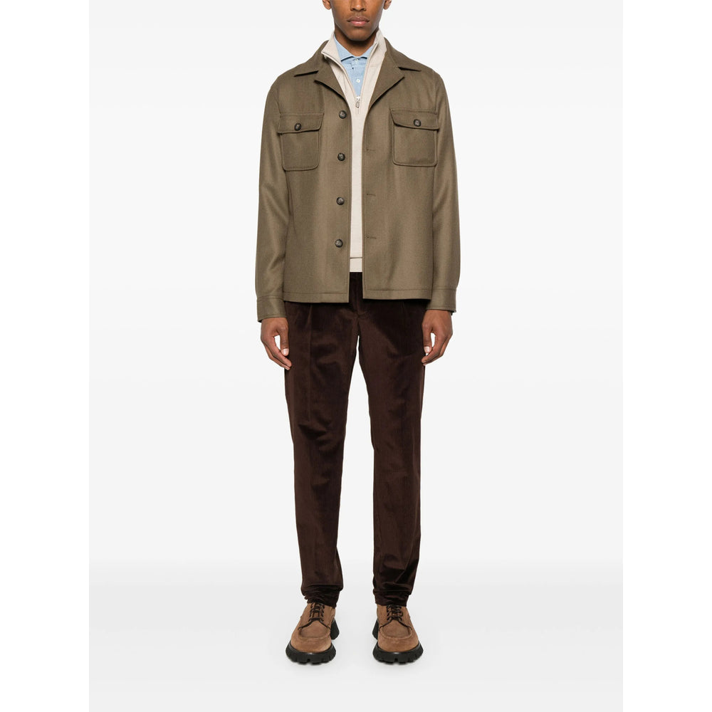 Tagliatore Brown Trousers - Tapered Trousers Men