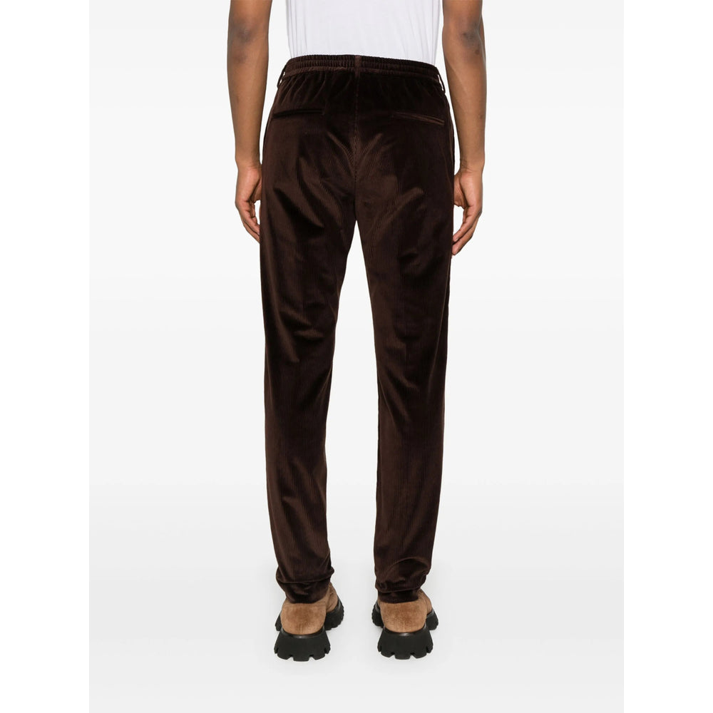 Tagliatore Brown Trousers - Tapered Trousers Men