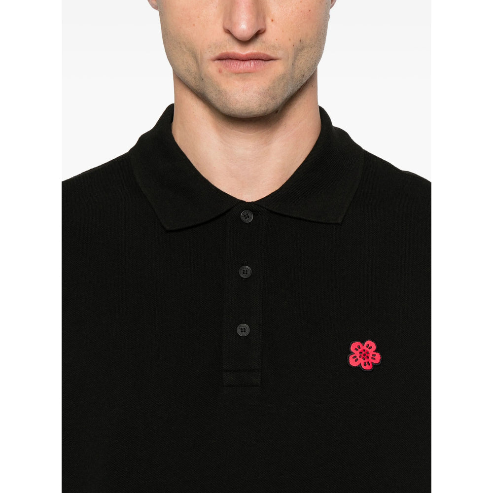 Kenzo Black Polo Shirts Men