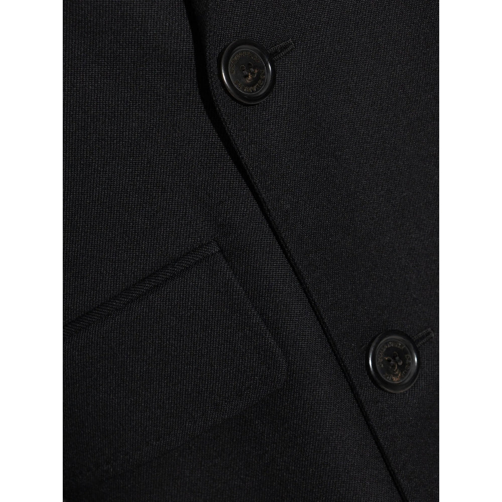 Dsquared2 Black Coats - Double Breasted Coats Men
