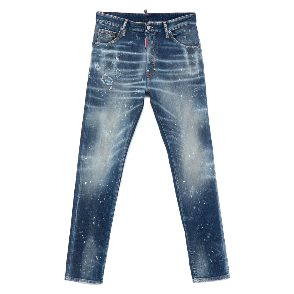 Dsquared2 Blue Denim - Slim-Fit Jeans Men