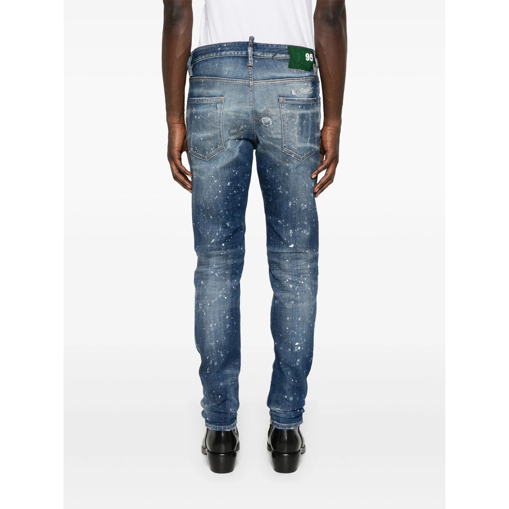 Dsquared2 Blue Denim - Slim-Fit Jeans Men