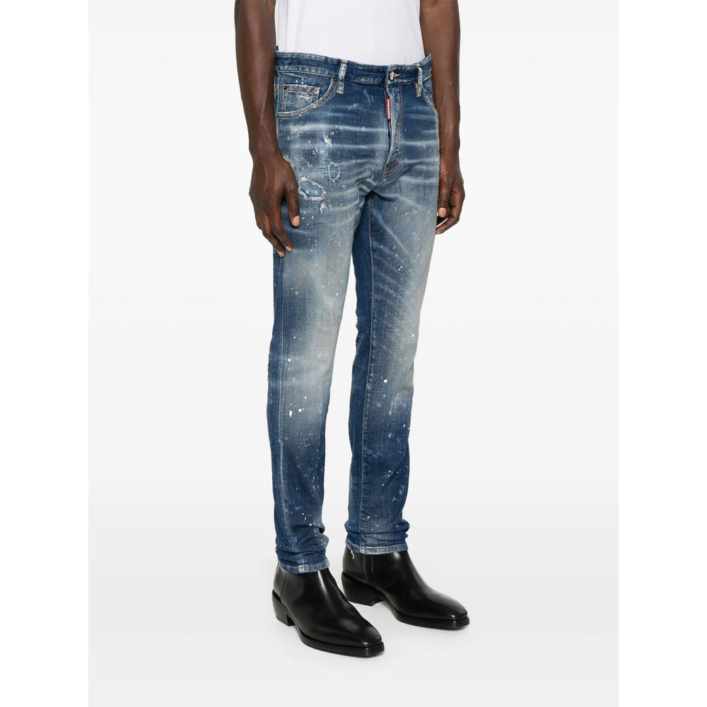 Dsquared2 Blue Denim - Slim-Fit Jeans Men
