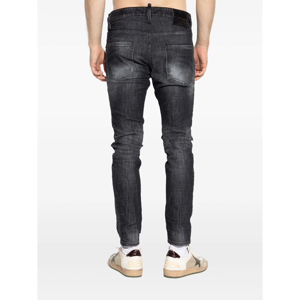 Dsquared2 Black Denim - Regular & Straight-Leg Jeans Men