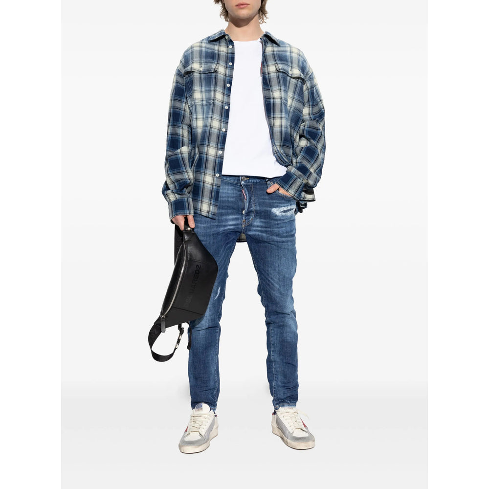 Dsquared2 Blue Denim - Tapered Jeans Men